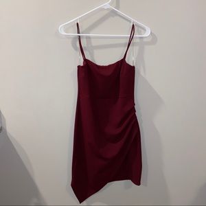 BLUE BLUSH Red Semi Dress